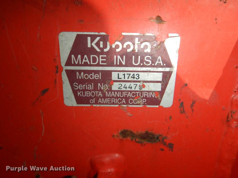 image for item DG1118 2002 Kubota L3710 MFWD tractor