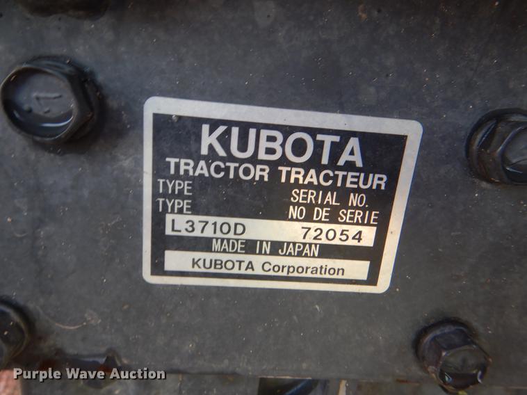 image for item DG1118 2002 Kubota L3710 MFWD tractor