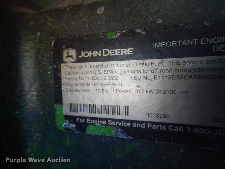 image for item DG5809 2001 John Deere 9400 4WD tractor