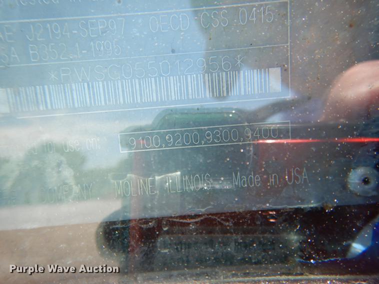 image for item DG5809 2001 John Deere 9400 4WD tractor