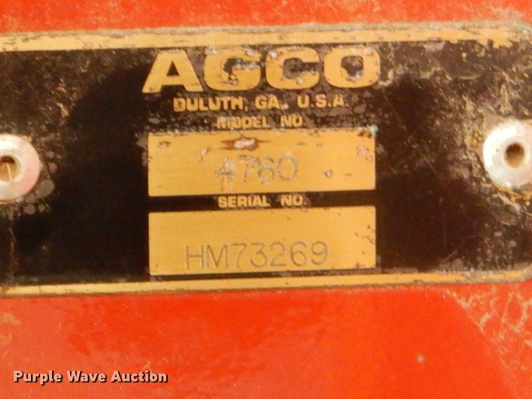 image for item ED9360 2003 Hesston 4760 large square baler