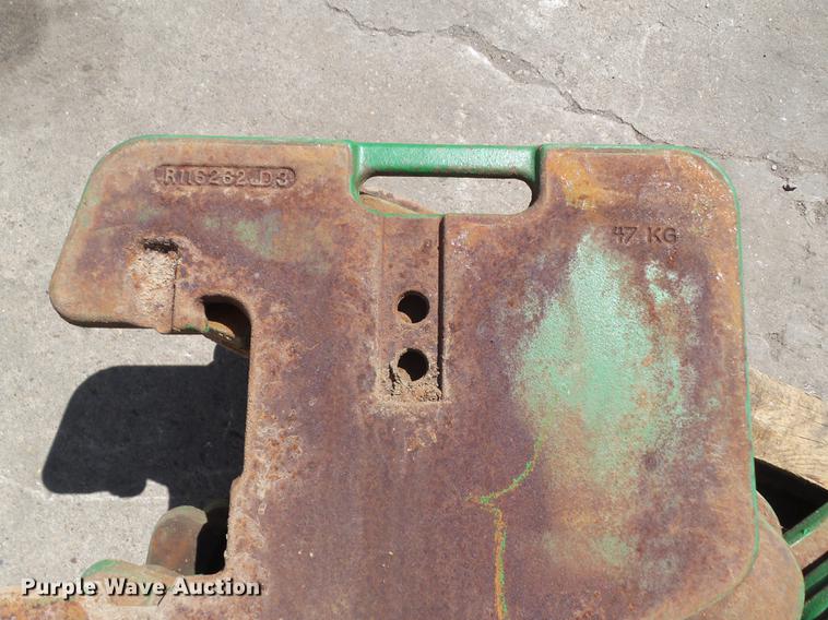 image for item EM9755 (12) John Deere suitcase weights