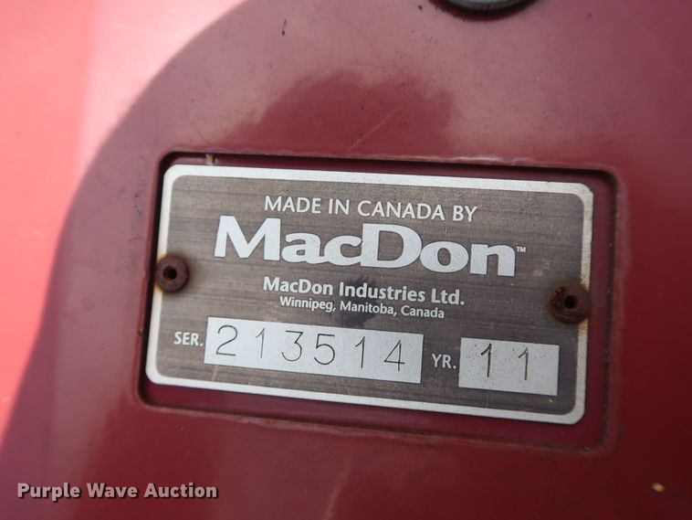 image for item FE9673 2011 MacDon R85 windrower