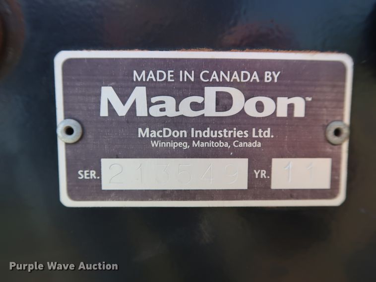 image for item FE9673 2011 MacDon R85 windrower