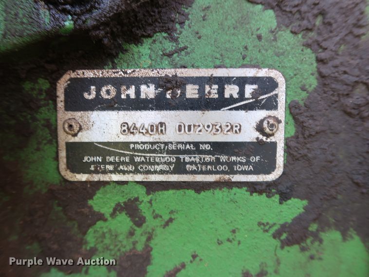 image for item FE9683 1980 John Deere 8440 4WD tractor