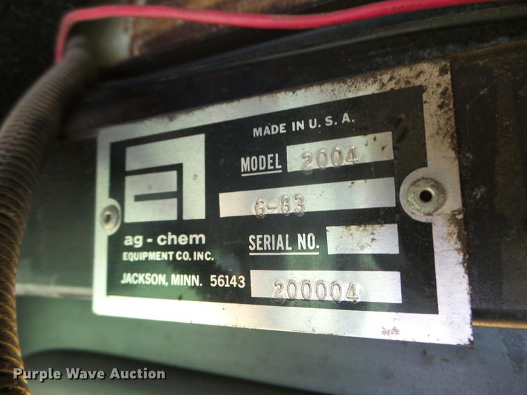 image for item FM9364 Ag-Chem AG-Gator 2004 waste applicator