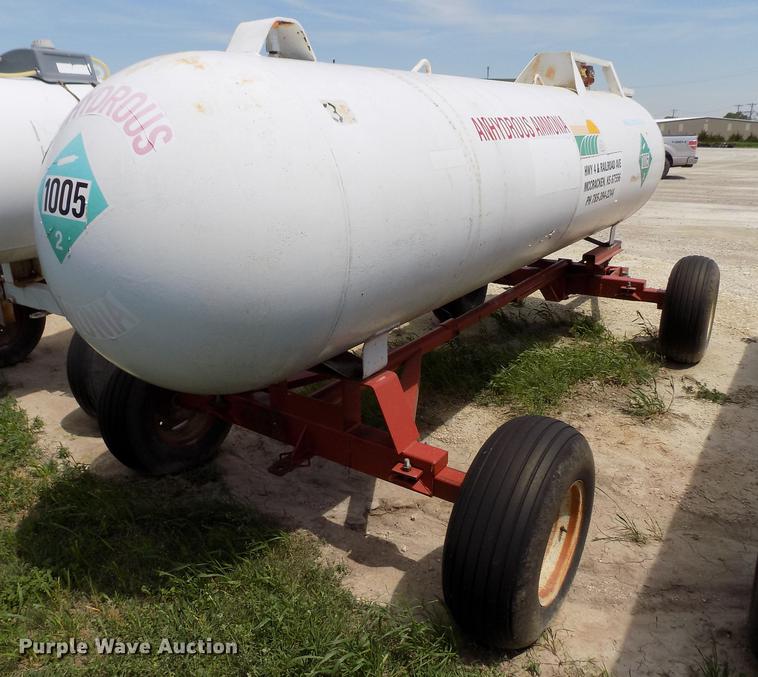 image for item FN9537 Beaird anhydrous ammonia tank