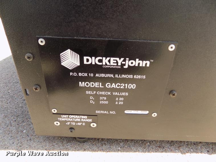 image for item FN9547 Dickey-John GAC2100 grain analysis computer