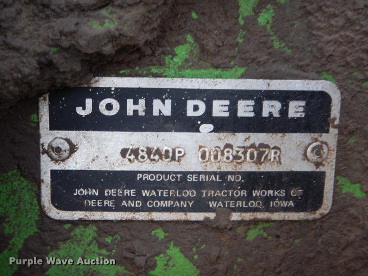 image for item FT9599 1980 John Deere 4840 tractor