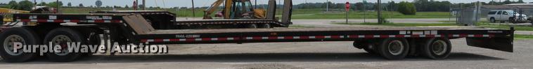 image for item DE8110 1996 Trail-Eze DLX35 tilt deck equipment trailer