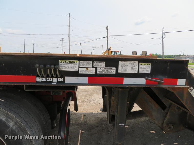 image for item DE8110 1996 Trail-Eze DLX35 tilt deck equipment trailer