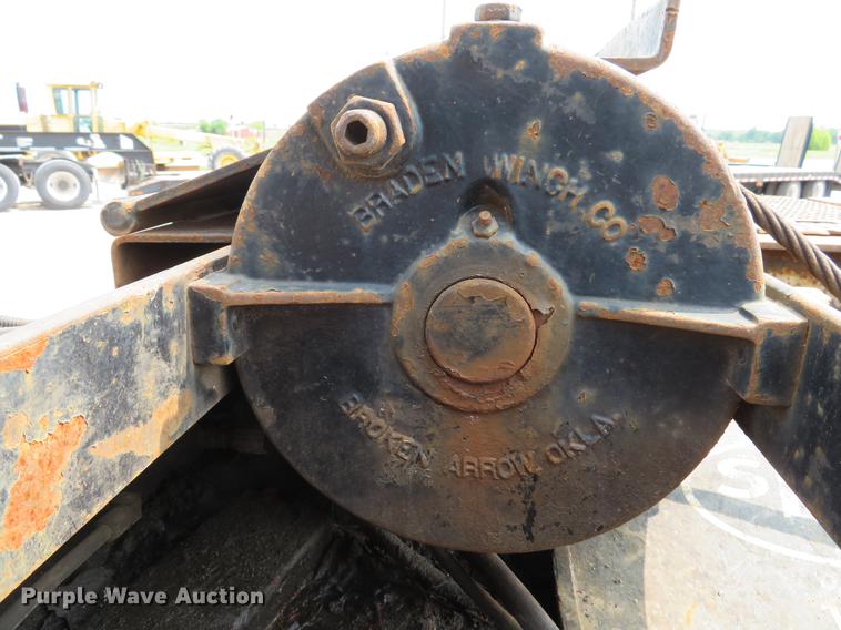 image for item DE8110 1996 Trail-Eze DLX35 tilt deck equipment trailer