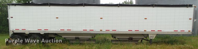 image for item DF0772 2008 Timpte double hopper bottom grain trailer