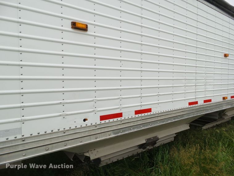 image for item DF0772 2008 Timpte double hopper bottom grain trailer
