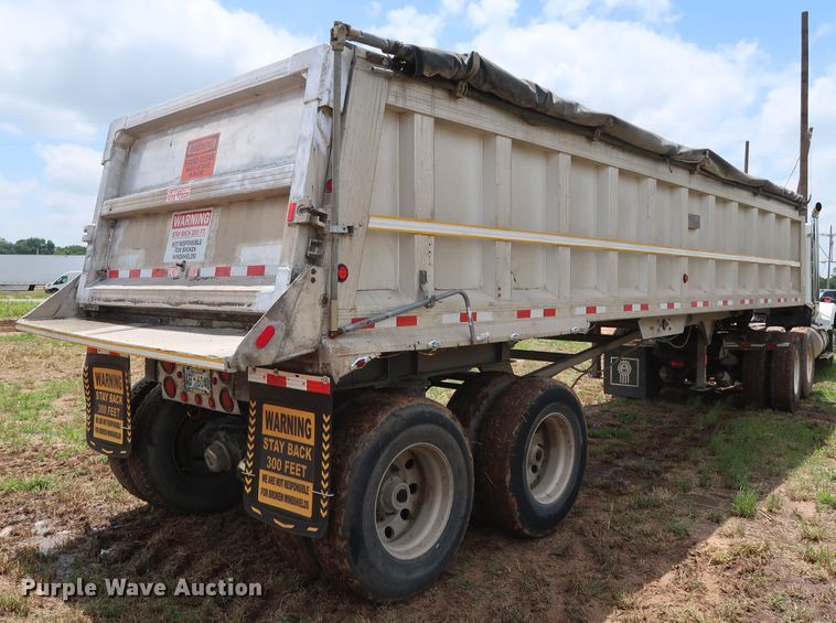 image for item DG4015 2002 Travis S/96 end dump trailer