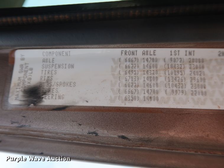 image for item DG4030 2012 Western Star 4900FA semi truck