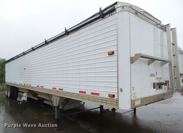 image for item EM9767 2014 Timpte double hopper bottom grain trailer