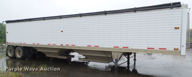 image for item EM9767 2014 Timpte double hopper bottom grain trailer