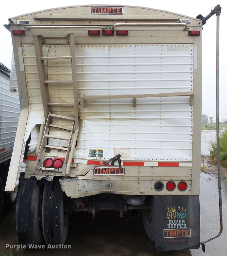 image for item EM9767 2014 Timpte double hopper bottom grain trailer