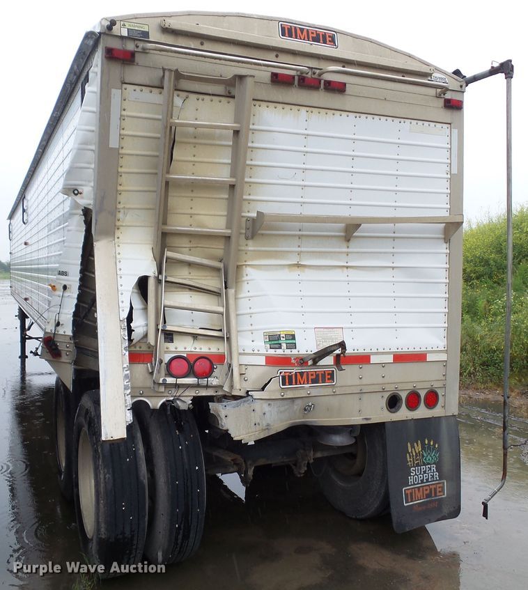 image for item EM9767 2014 Timpte double hopper bottom grain trailer