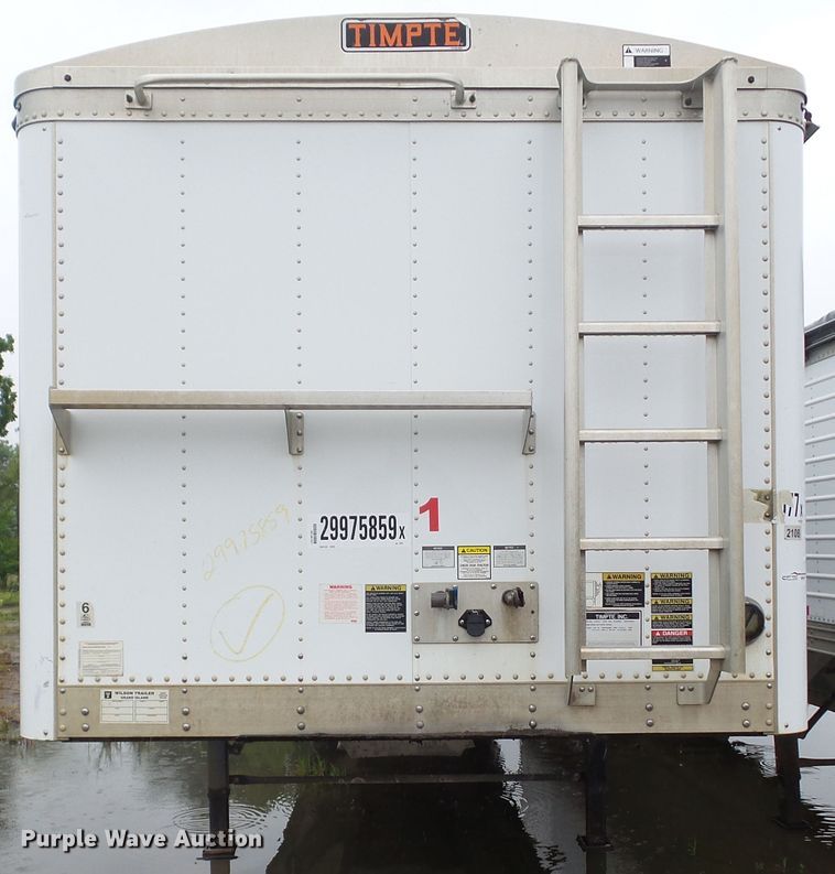 image for item EM9767 2014 Timpte double hopper bottom grain trailer