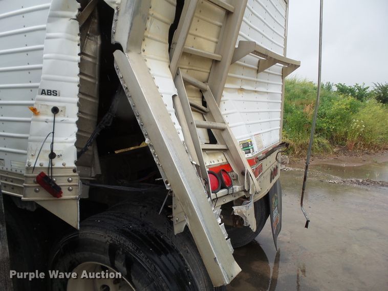 image for item EM9767 2014 Timpte double hopper bottom grain trailer