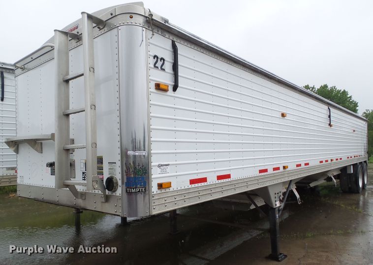 image for item EM9768 2013 Timpte double hopper bottom grain trailer
