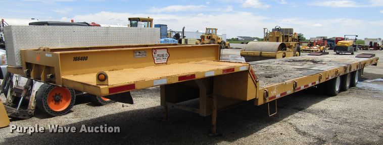 image for item EU9695 2000 Talbert GT3T-30 tilt deck equipment trailer