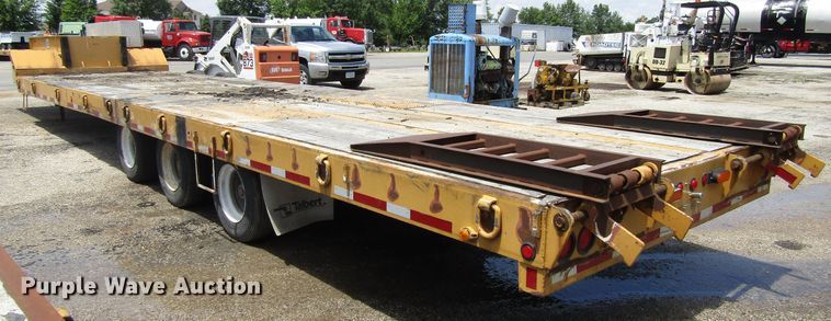 image for item EU9695 2000 Talbert GT3T-30 tilt deck equipment trailer