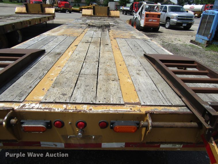 image for item EU9695 2000 Talbert GT3T-30 tilt deck equipment trailer
