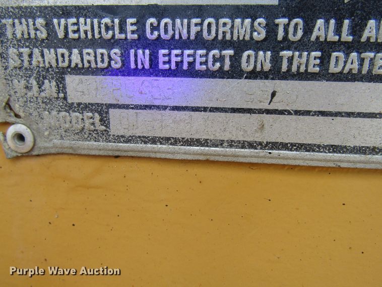 image for item EU9695 2000 Talbert GT3T-30 tilt deck equipment trailer