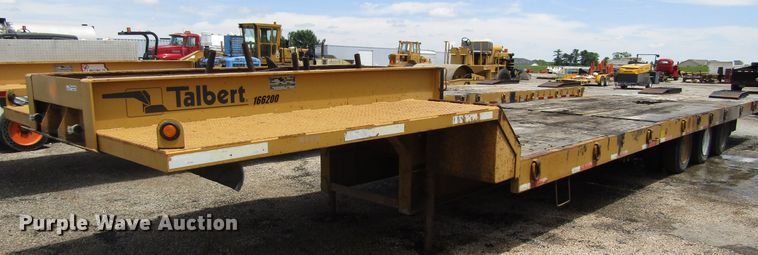 image for item EU9696 2000 Talbert GT3T-30 tilt deck equipment trailer