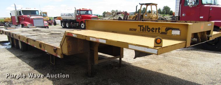 image for item EU9696 2000 Talbert GT3T-30 tilt deck equipment trailer
