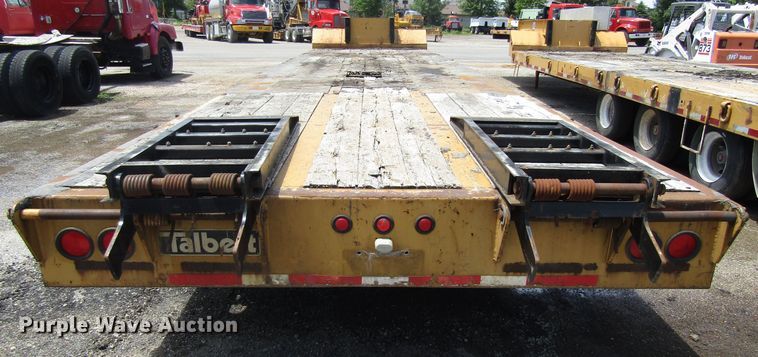image for item EU9696 2000 Talbert GT3T-30 tilt deck equipment trailer