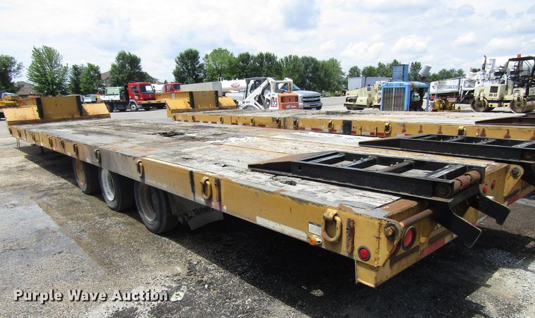image for item EU9696 2000 Talbert GT3T-30 tilt deck equipment trailer