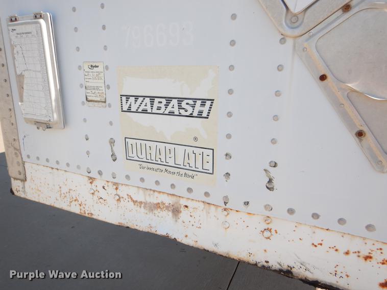 image for item FG9393 1999 Wabash Duraplate dry van trailer