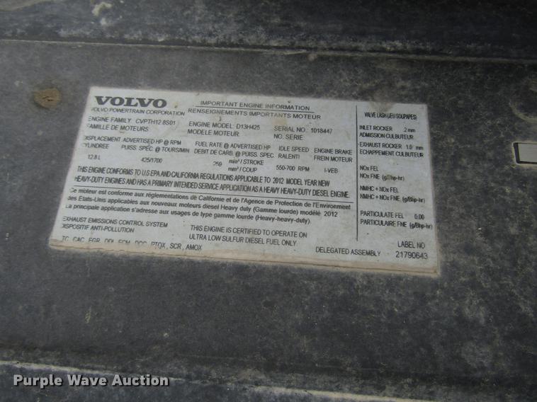 image for item FO9270 2013 Volvo VN Series semi truck