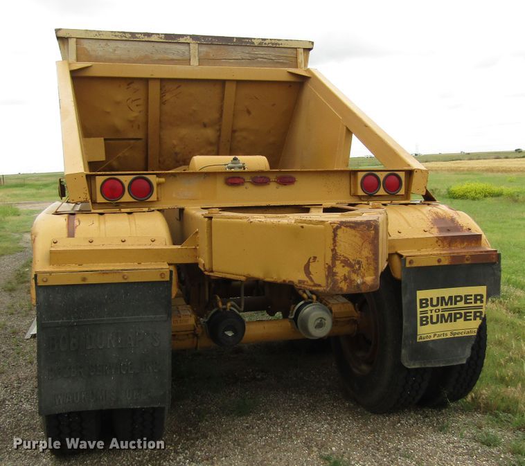 image for item DB4952 1982 Timpte bottom dump trailer