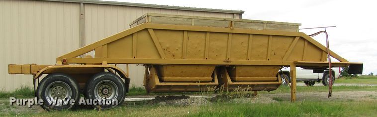 image for item DB4952 1982 Timpte bottom dump trailer