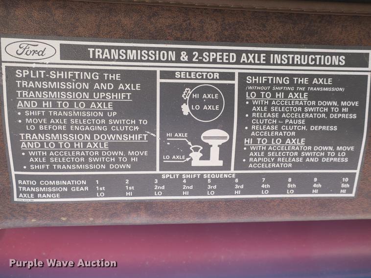 image for item DB8769 1982 Ford 700 dump truck