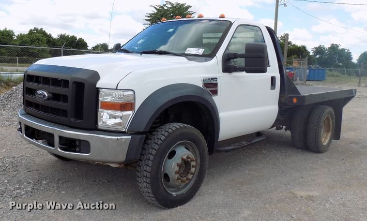 image for item DB9505 2008 Ford F550 flatbed pickup truck