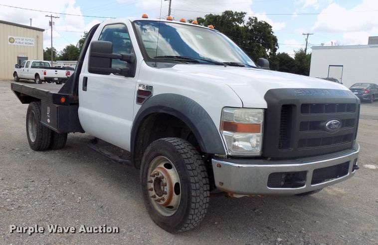 image for item DB9505 2008 Ford F550 flatbed pickup truck