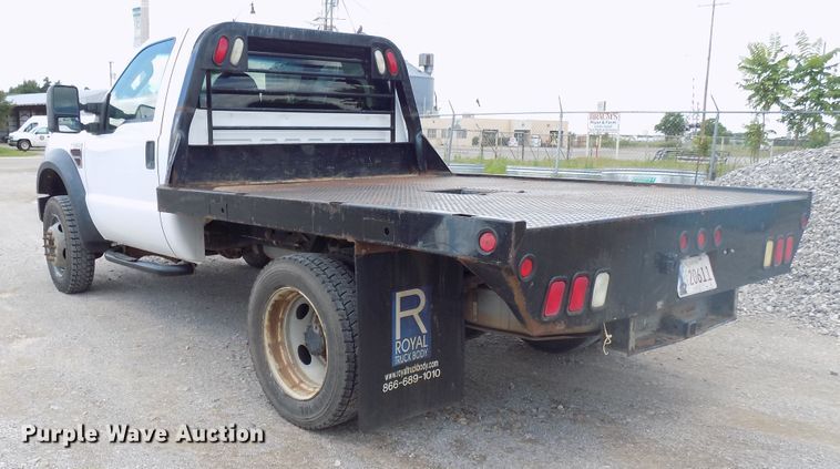 image for item DB9505 2008 Ford F550 flatbed pickup truck