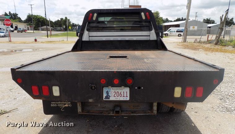 image for item DB9505 2008 Ford F550 flatbed pickup truck