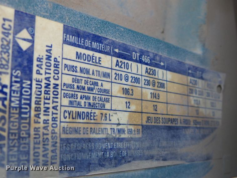 image for item DC5120 1995 International 4900 bucket truck