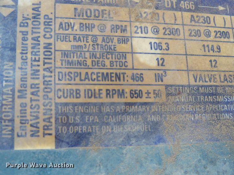 image for item DC5120 1995 International 4900 bucket truck