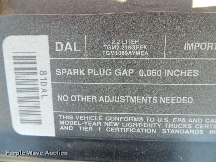 image for item DC5121 1996 GMC Sonoma SLS pickup truck