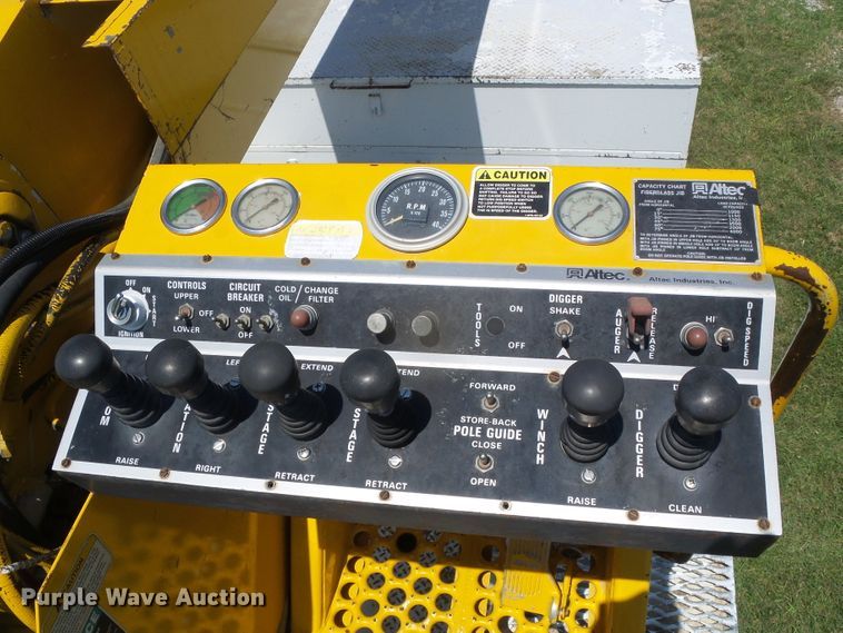 image for item DC5122 1995 International 4900 digger derrick truck