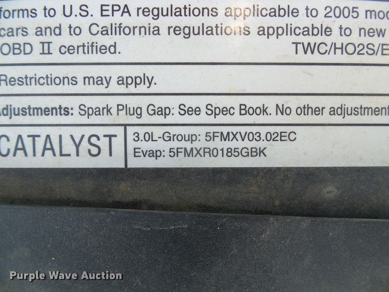 image for item DC5129 2005 Ford Five Hundred SEL