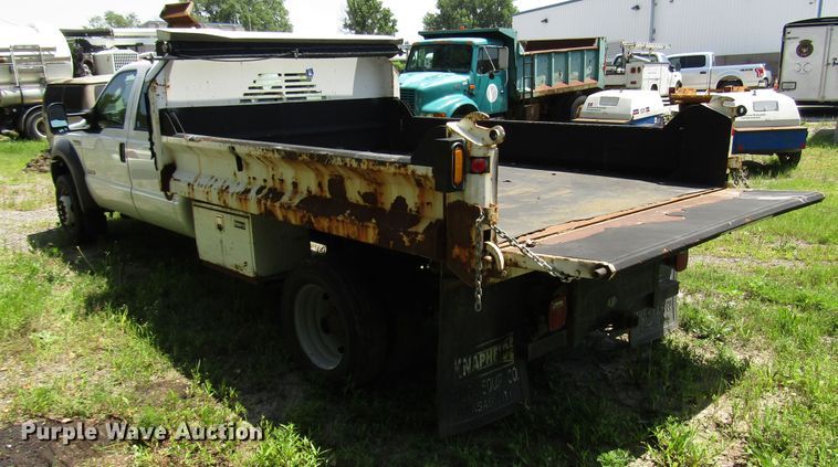 image for item DD6253 2006 Ford F450 Crew Cab dump truck